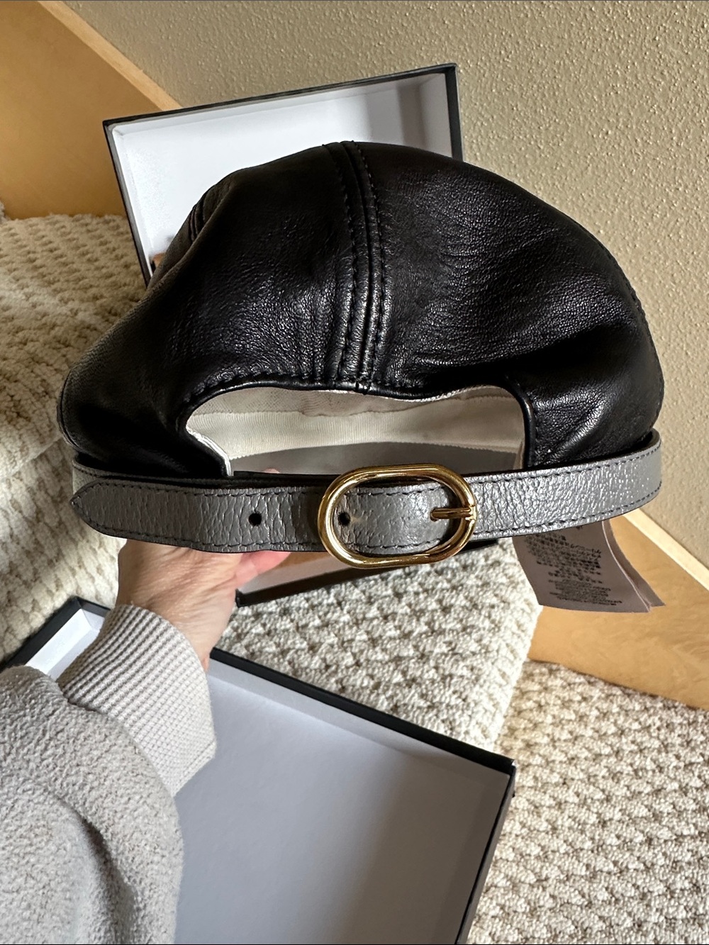 Gucci Diana leather baseball cap - Picture 6 of 8